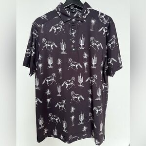 Black Bad Birdie Polo